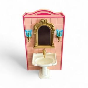 Playmobil Victorian Vintage Dollhouse Furniture Bathroom Sink- Sconces Complete‎
